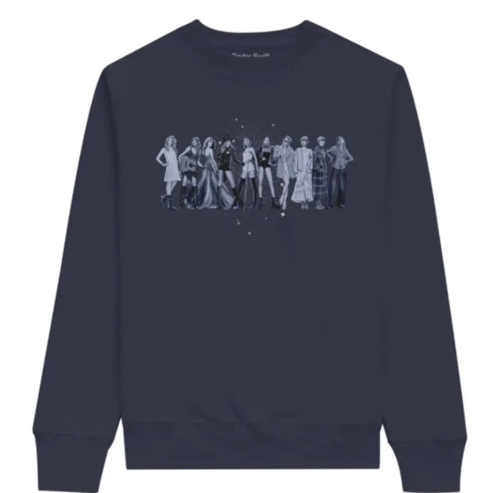 TAYLOR SWIFT | Midnights Navy Eras Crewneck
